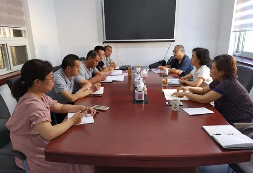 图为安阳市残联调研组 图为安阳市残联调研组